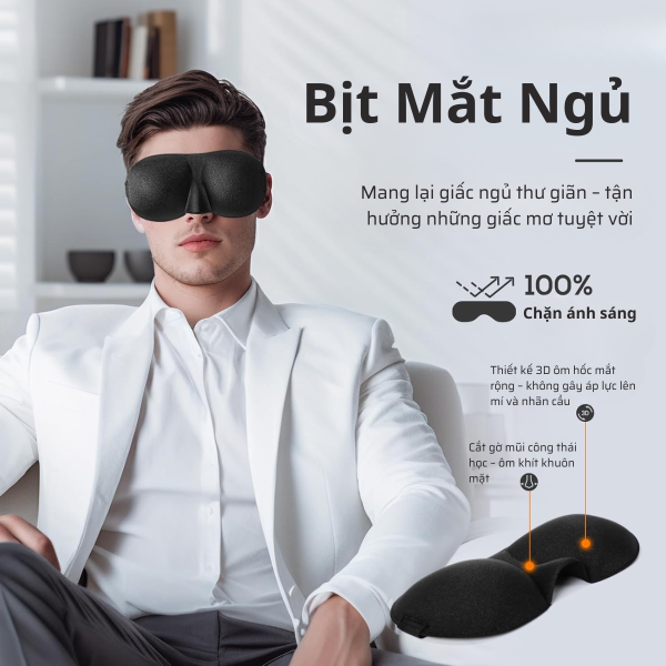 Gối Kê Cổ Du Lịch Cao Su Non Cao Cấp SOFTURE Thiết Kế Công Thái Học Ôm 360°, Bảo Vệ Cổ – SG04