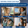 Gối Cổ Du Lịch Cao Cấp SOFTURE Điều Chỉnh Uốn Cong 360° Phù Hợp Mọi Tư Thế, Vải Mềm Mịn Có Túi Đựng – SG05