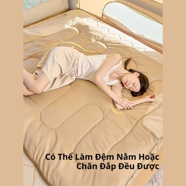 Túi Ngủ Dã Ngoại Văn Phòng SOFTURE Có Thể Ghép Đôi, Du Lịch Cắm Trại, Gấp Gọn Siêu Nhẹ Chống Thấm Nước – STN01